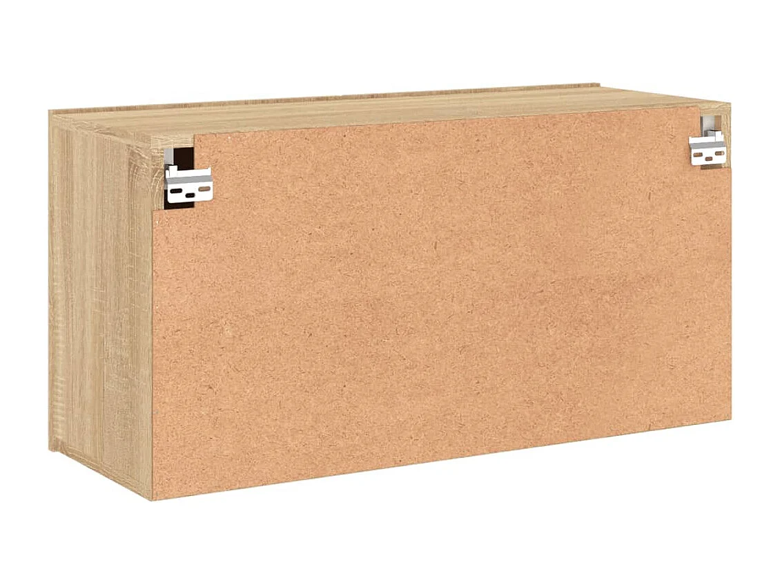 Mueble para TV de pared roble Sonoma 80x30x41 cm