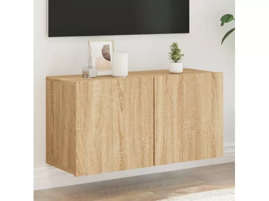 Kauf Unique TV-Wandschrank Sonoma-Eiche 80x30x41 cm