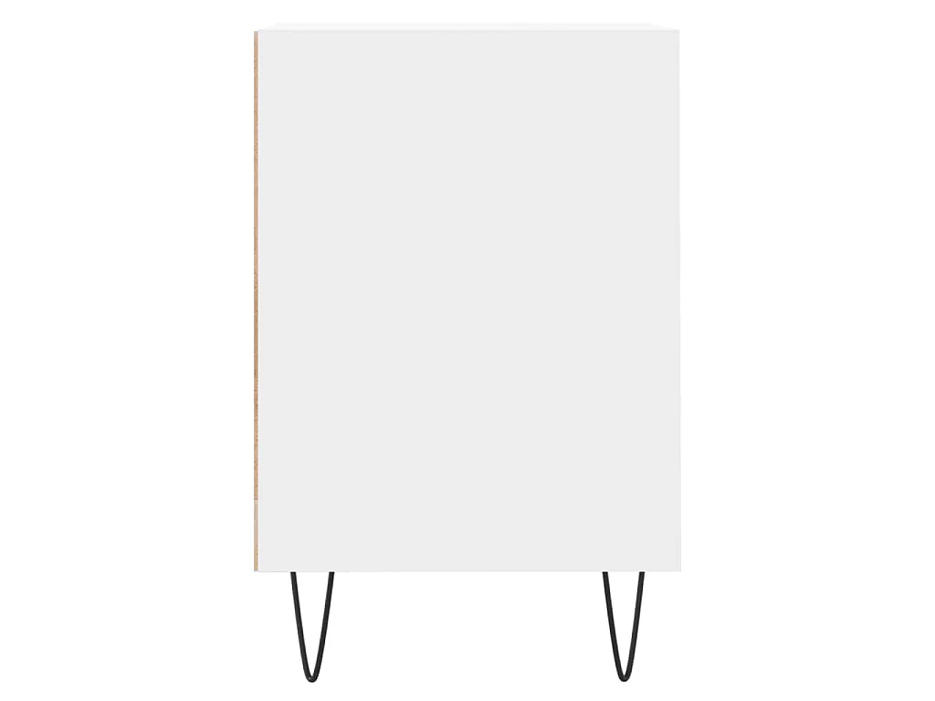 Meuble TV Blanc 100x35x55 cm Bois d'ingénierie