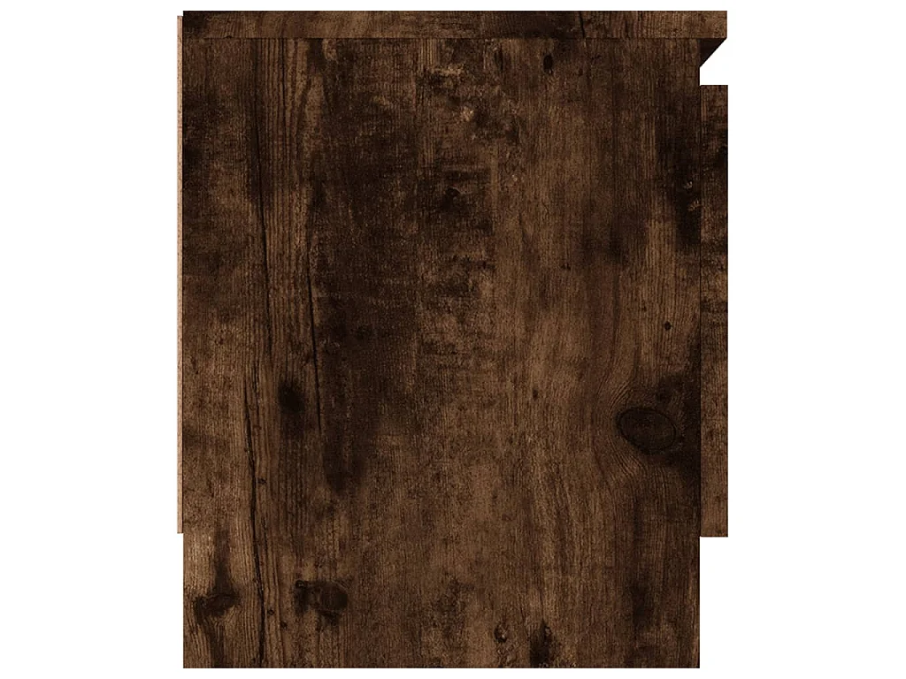 Meuble TV avec porte Chêne fumé 102x30x36 cm