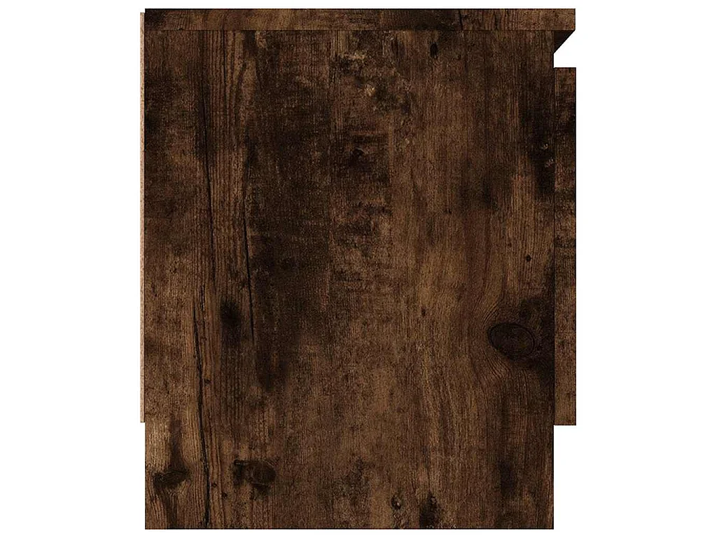 Meuble TV avec porte Chêne fumé 102x30x36 cm