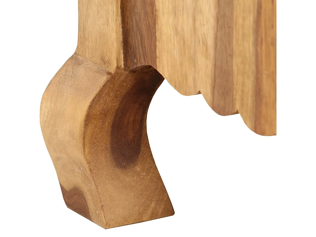 Meuble TV 115x30x42 cm Bois solide