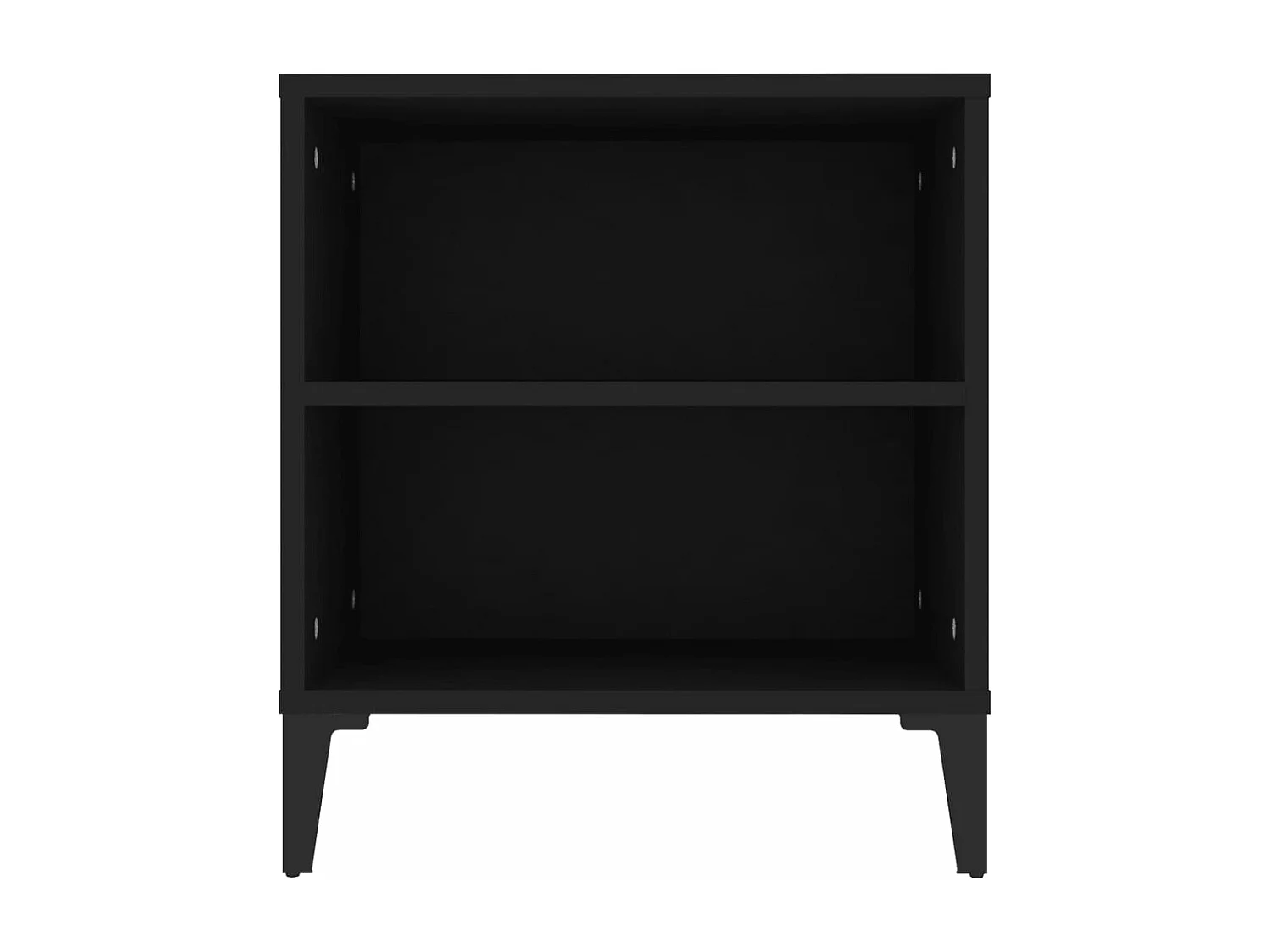 Meuble TV Noir 102x44,5x50 cm Bois d'ingénierie