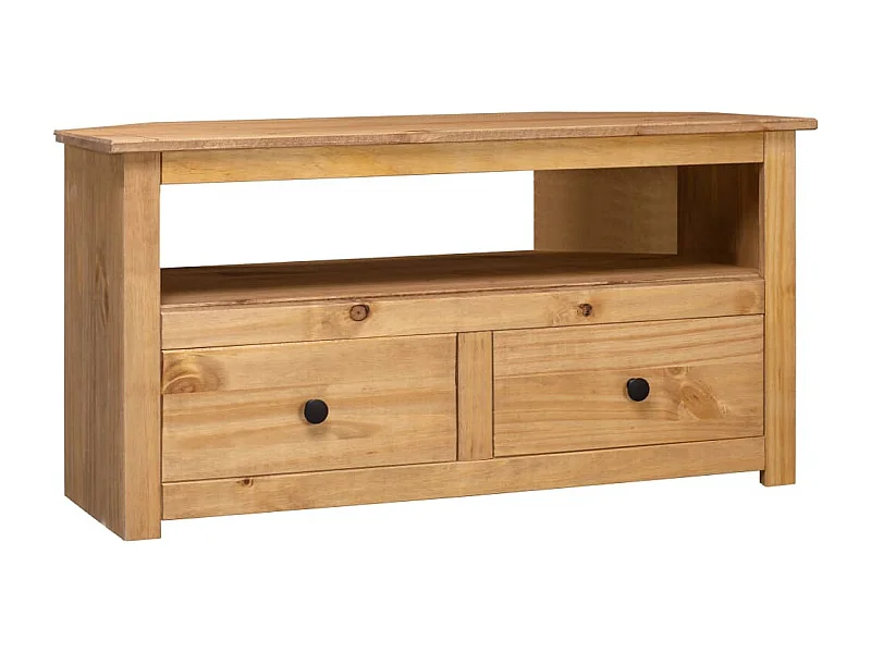 Mobile Porta TV Angolare 93x49x49 cm Pino Massello Panama Range