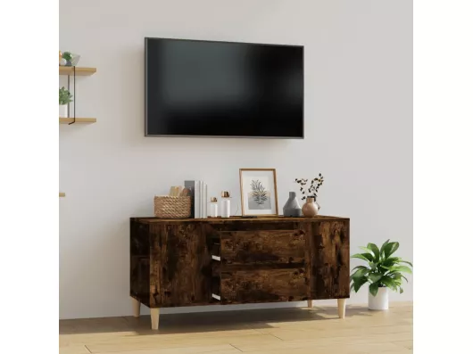 Kauf Unique TV-Schrank Räuchereiche 102x44,5x50 cm Holzwerkstoff