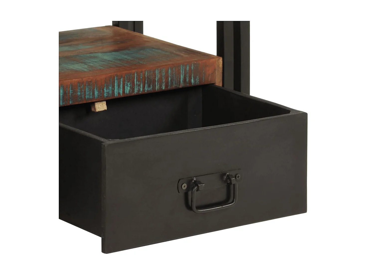 Meuble TV Bois de récupération massif 120 x 30 x 40 cm