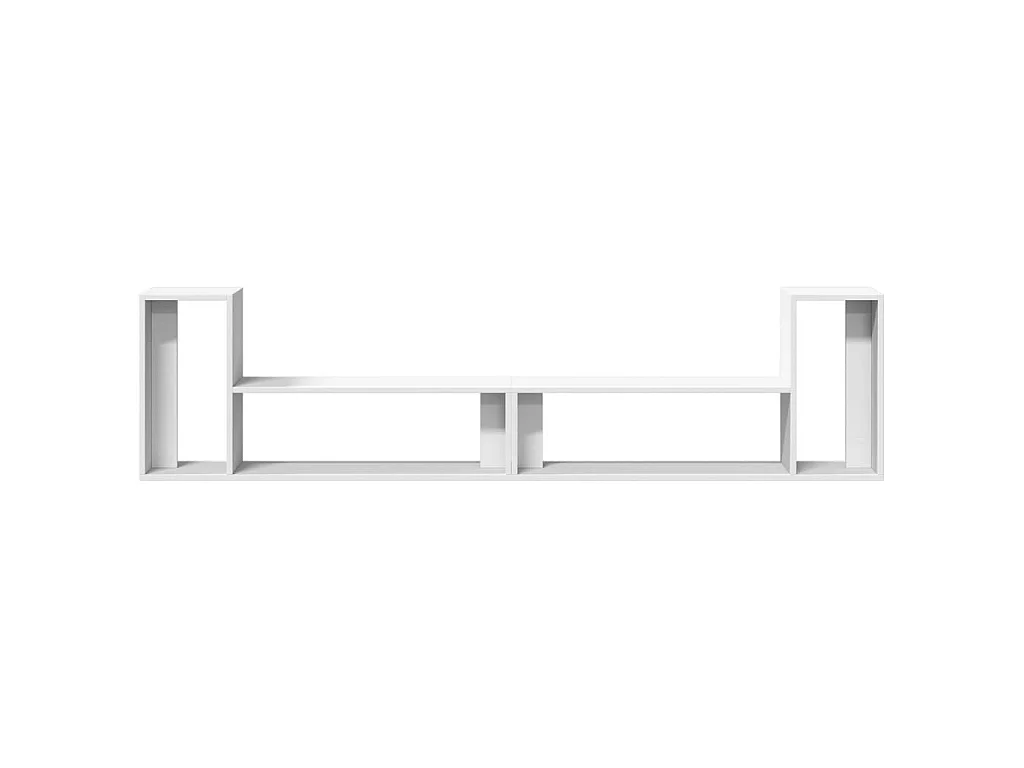 Meubles TV 2 pcs blanc 100x30x50 cm bois d'ingénierie
