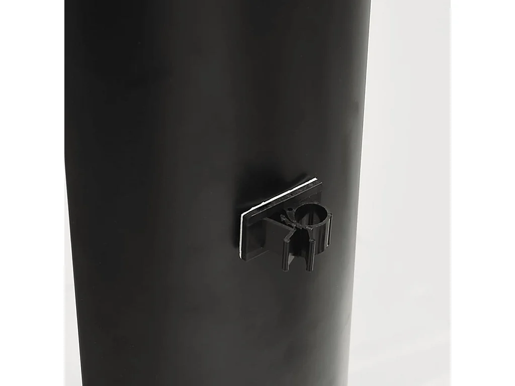 Tv-standaard hoek 3-laags voor 32-70 inch zwart en zilverkleur