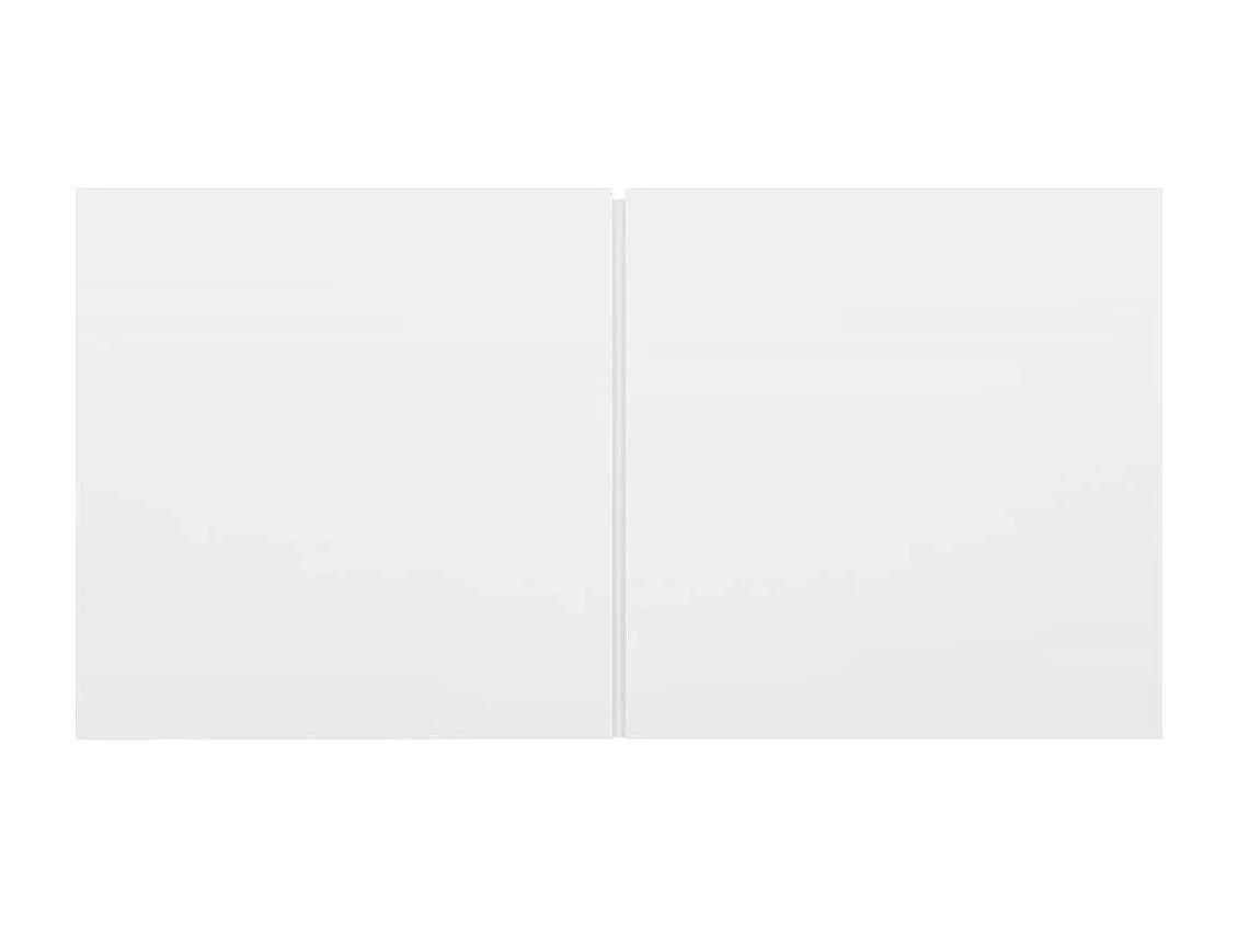 Ensemble de meubles TV 8 pcs Blanc Bois d'ingénierie