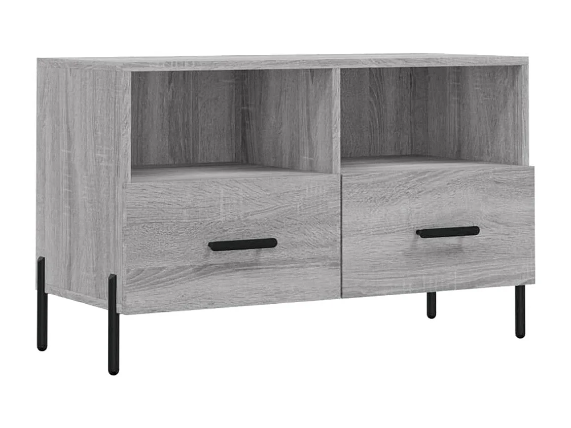 Mueble de TV madera de ingeniería gris Sonoma 80x36x50 cm