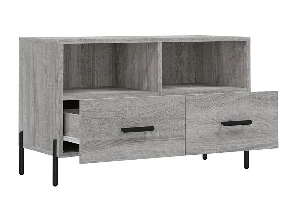 Mueble de TV madera de ingeniería gris Sonoma 80x36x50 cm