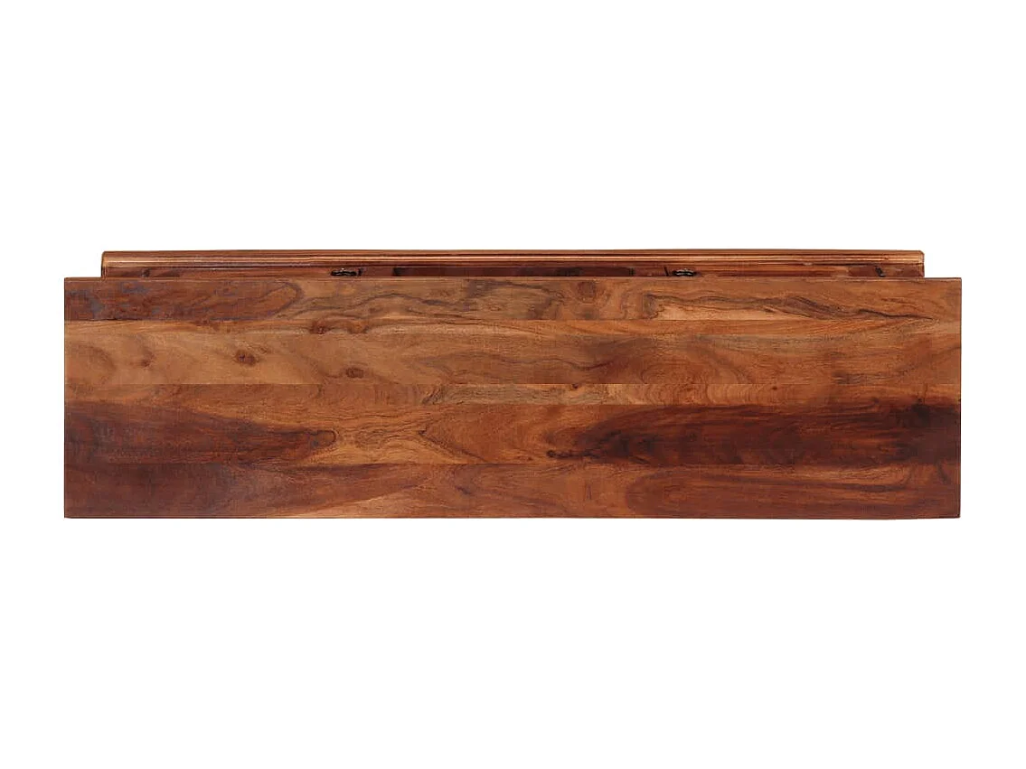 Meuble TV avec portes 112x30x40 cm bois d'acacia massif