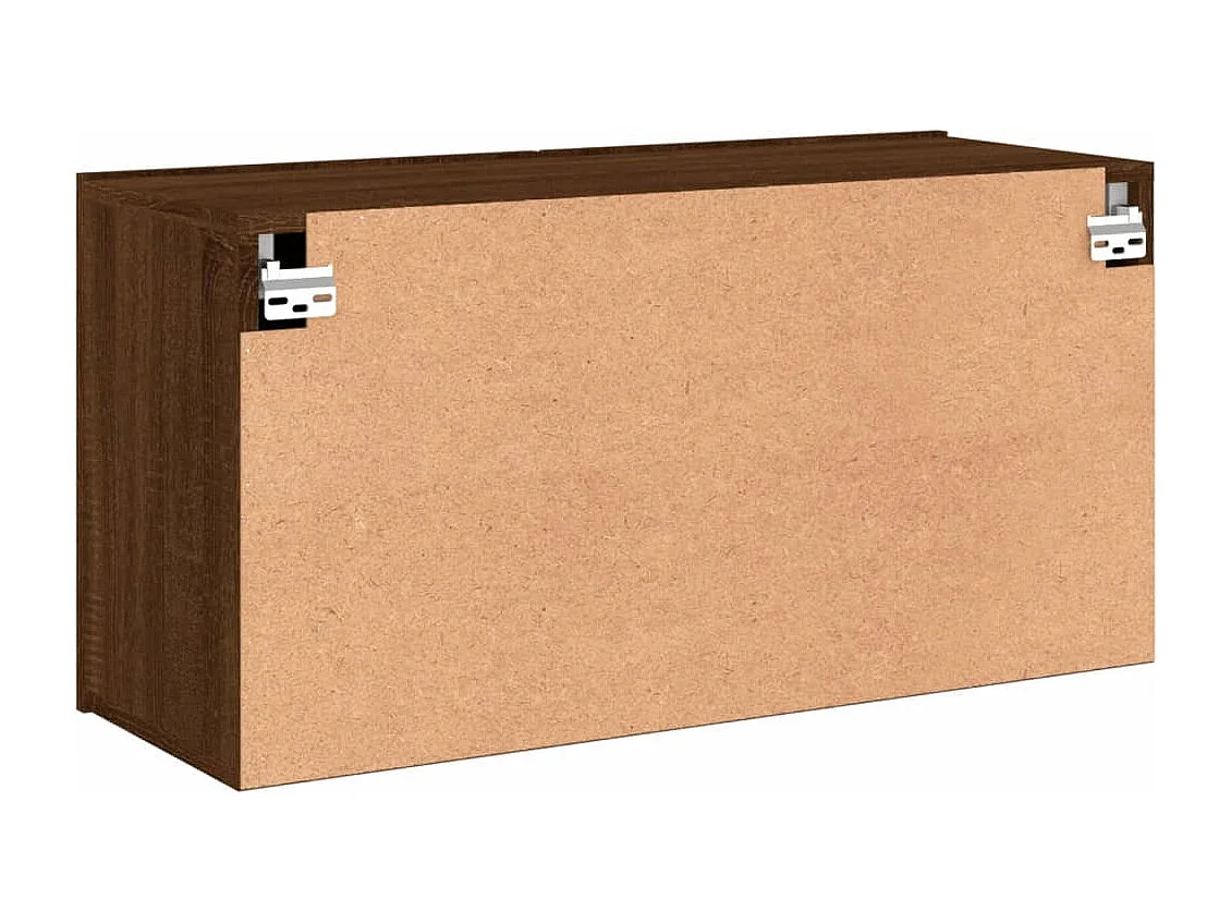 Móvel de parede para TV 80x30x41 cm carvalho castanho