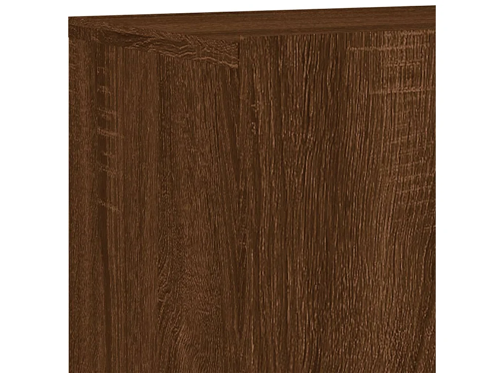 Móvel de parede para TV 80x30x41 cm carvalho castanho