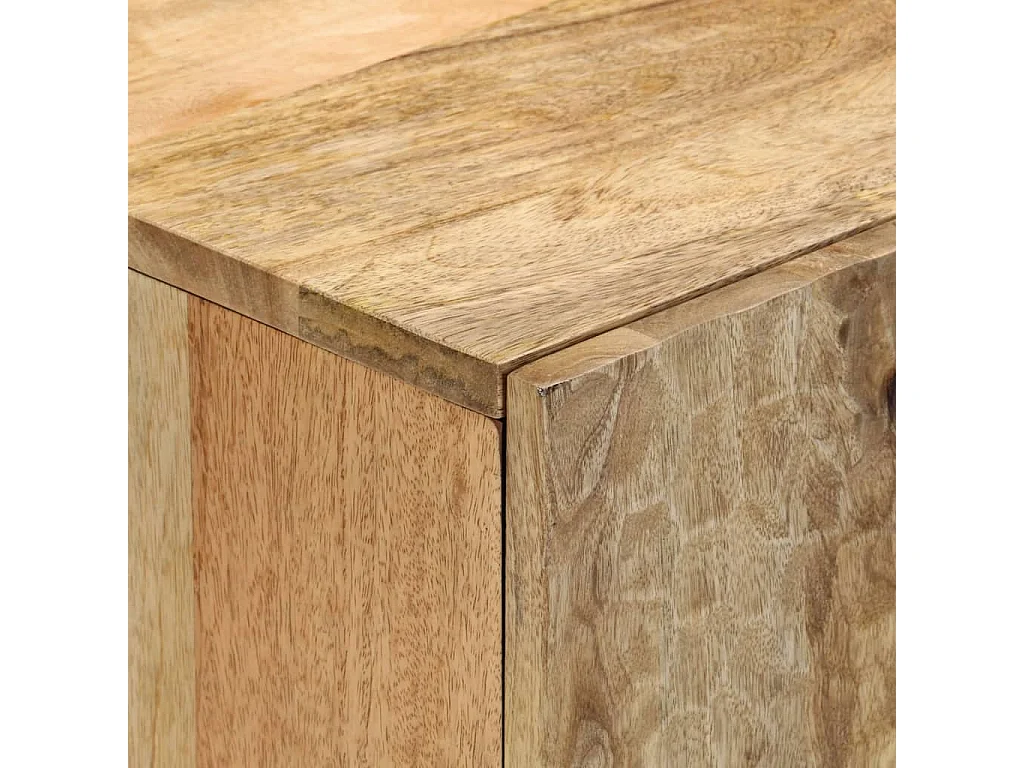 TV-Schrank 105x33x46 cm Massivholz Mango