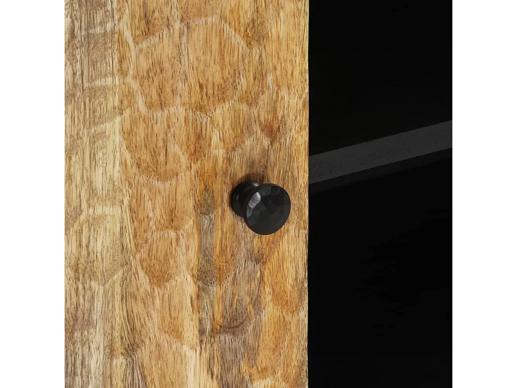 TV-Schrank 105x33x46 cm Massivholz Mango