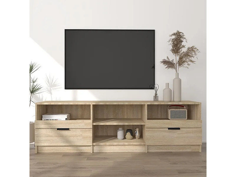 TV-Schrank Sonoma-Eiche 150x33,5x45 cm Holzwerkstoff