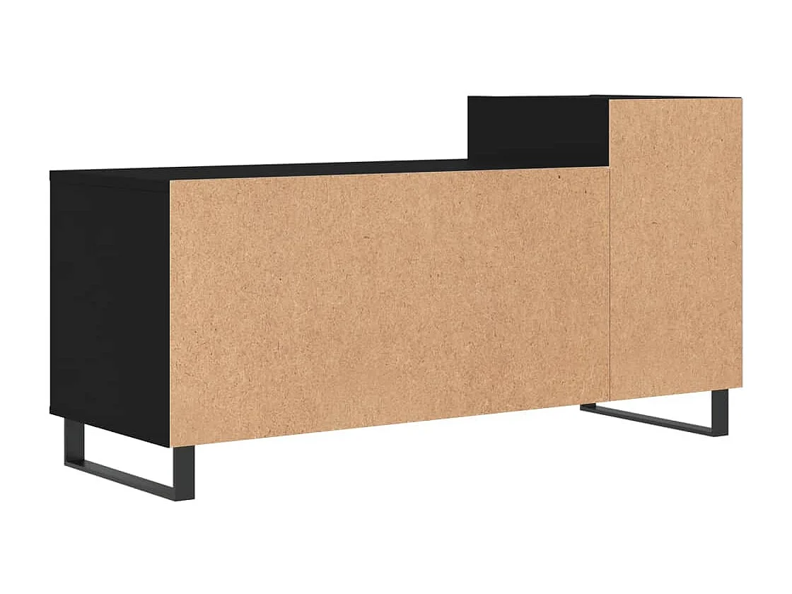 Meuble TV Noir 100x35x55 cm Bois d'ingénierie