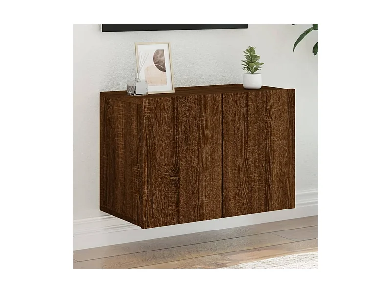 TV-Wandschrank Braun Eichen-Optik 60x30x41 cm