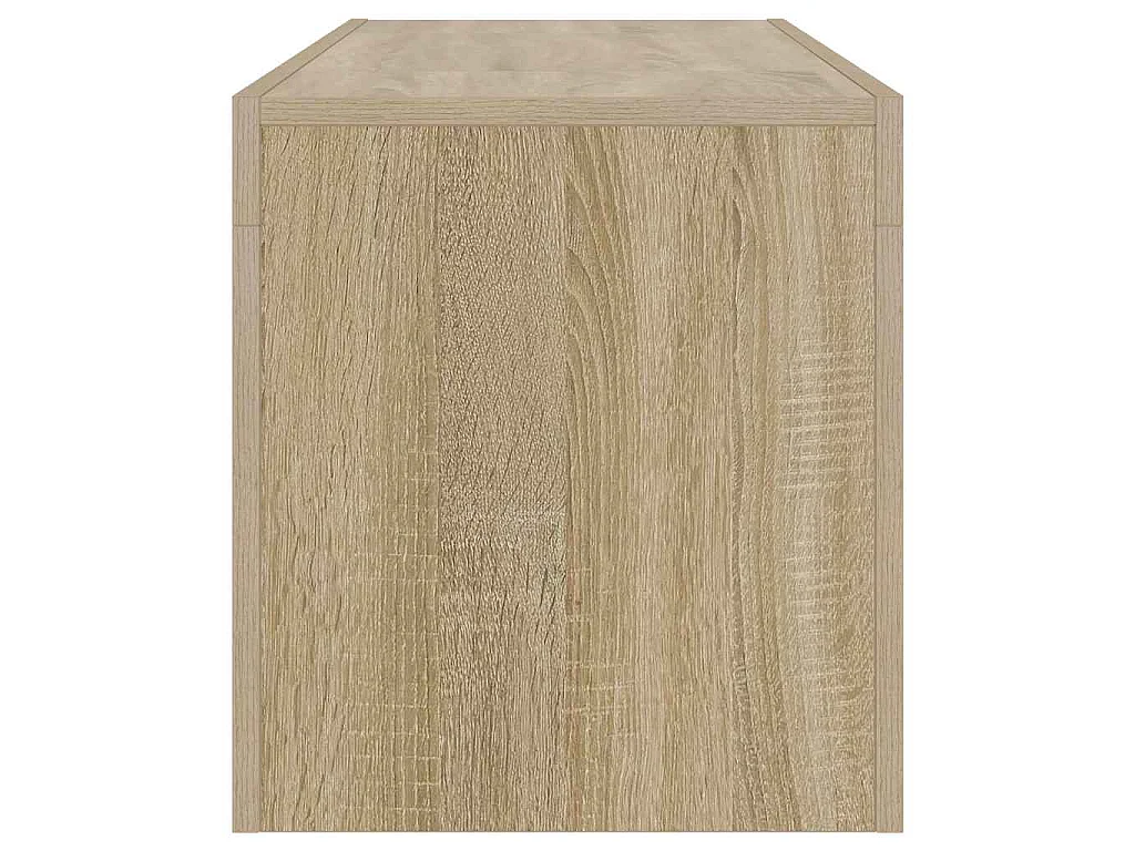 Meuble TV avec lumières LED chêne sonoma 120x35x40 cm