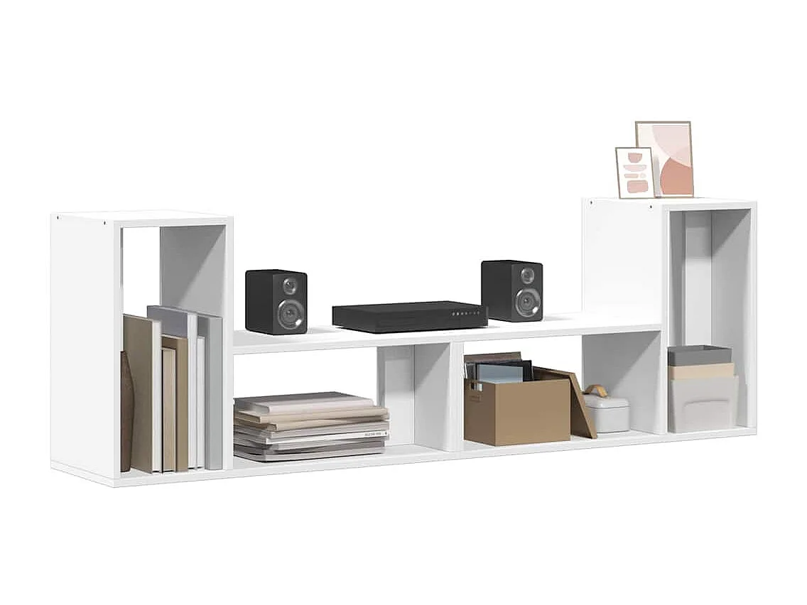 Meubles TV 2 pcs blanc 75x30x50 cm bois d'ingénierie