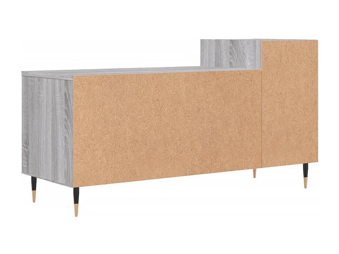 Meuble TV Sonoma gris 100x35x55 cm Bois d'ingénierie