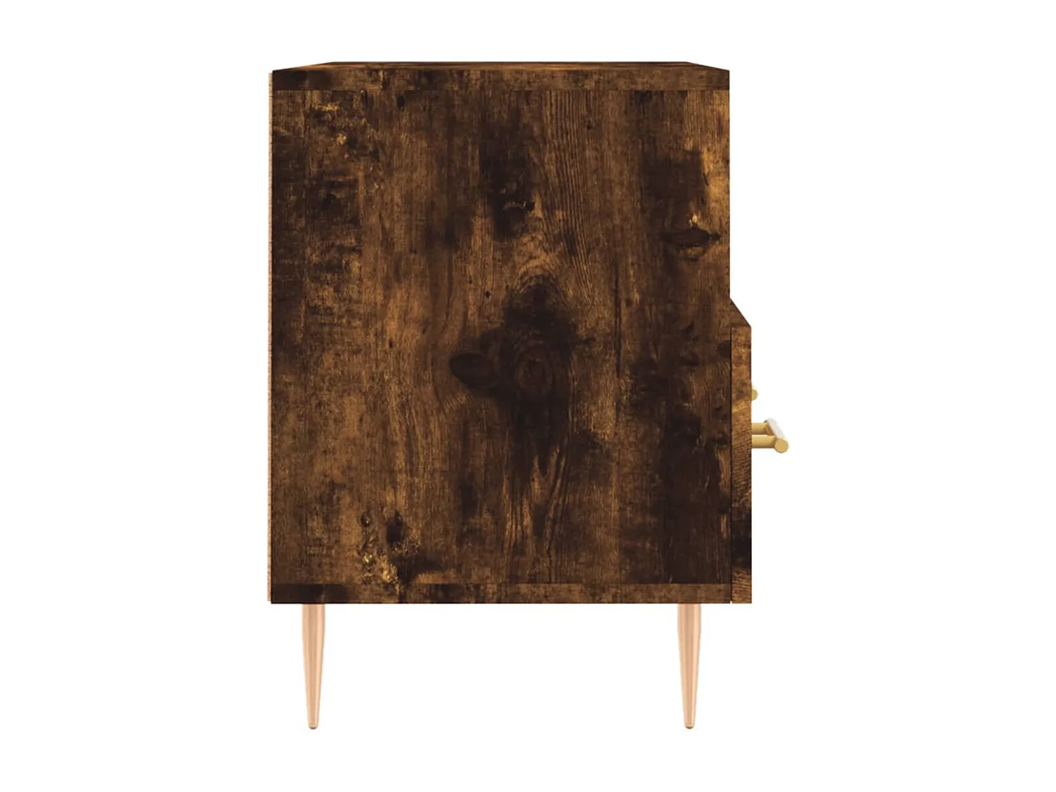 Mobile Porta TV Rovere Fumo 80x36x50 cm in Legno Multistrato