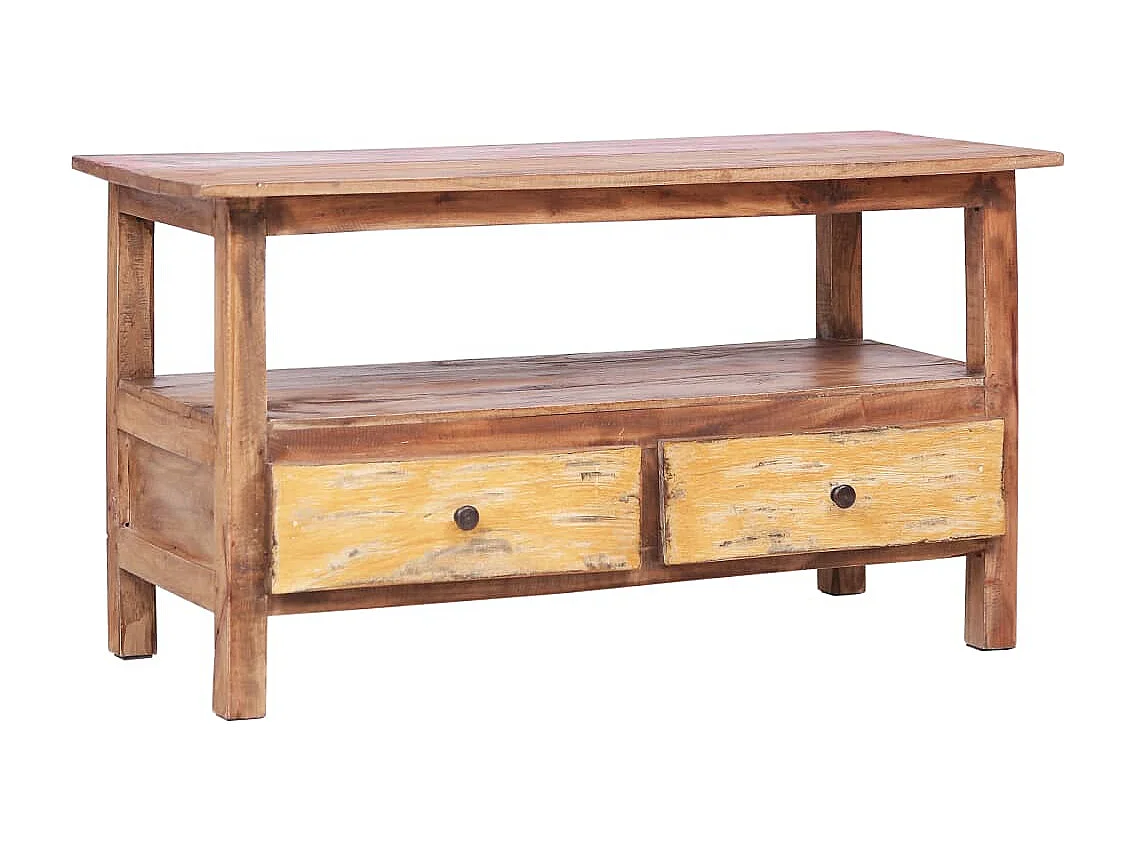Tv-meubel 90x40x50 cm massief gerecycled hout