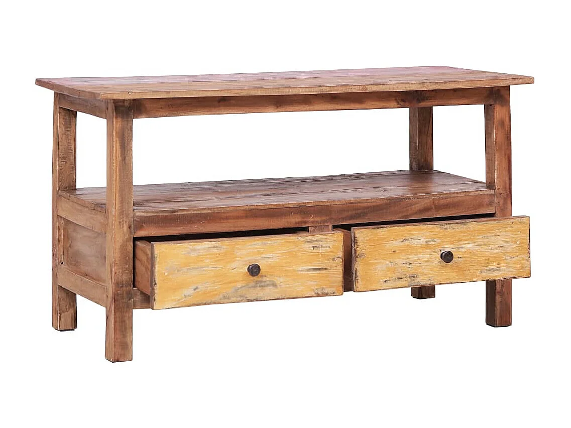 Tv-meubel 90x40x50 cm massief gerecycled hout
