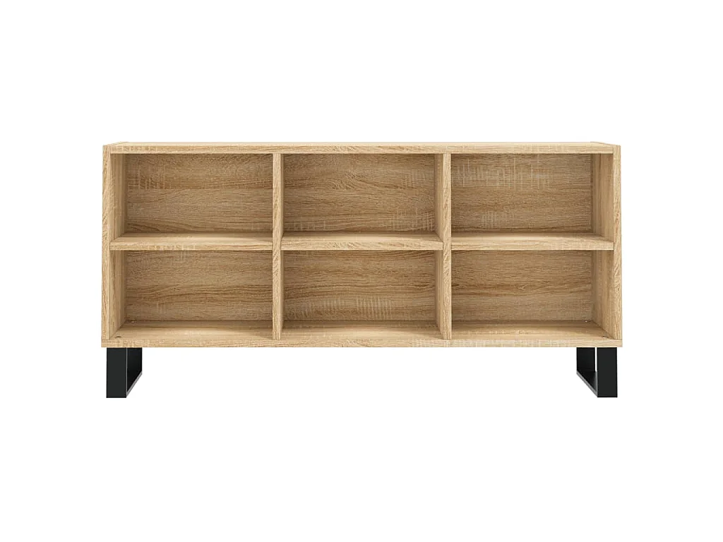 Meuble TV chêne sonoma 103,5x30x50 cm bois d'ingénierie