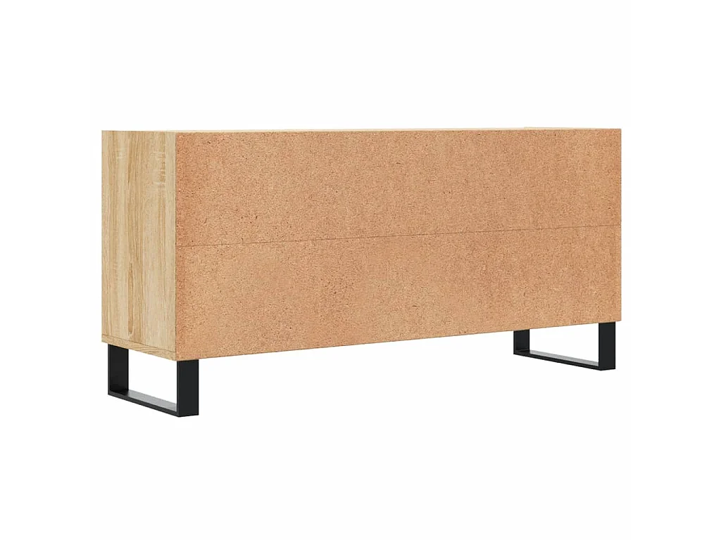 Meuble TV chêne sonoma 103,5x30x50 cm bois d'ingénierie