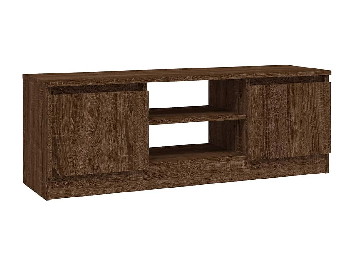 Móvel de TV com porta 102x30x36 cm carvalho castanho