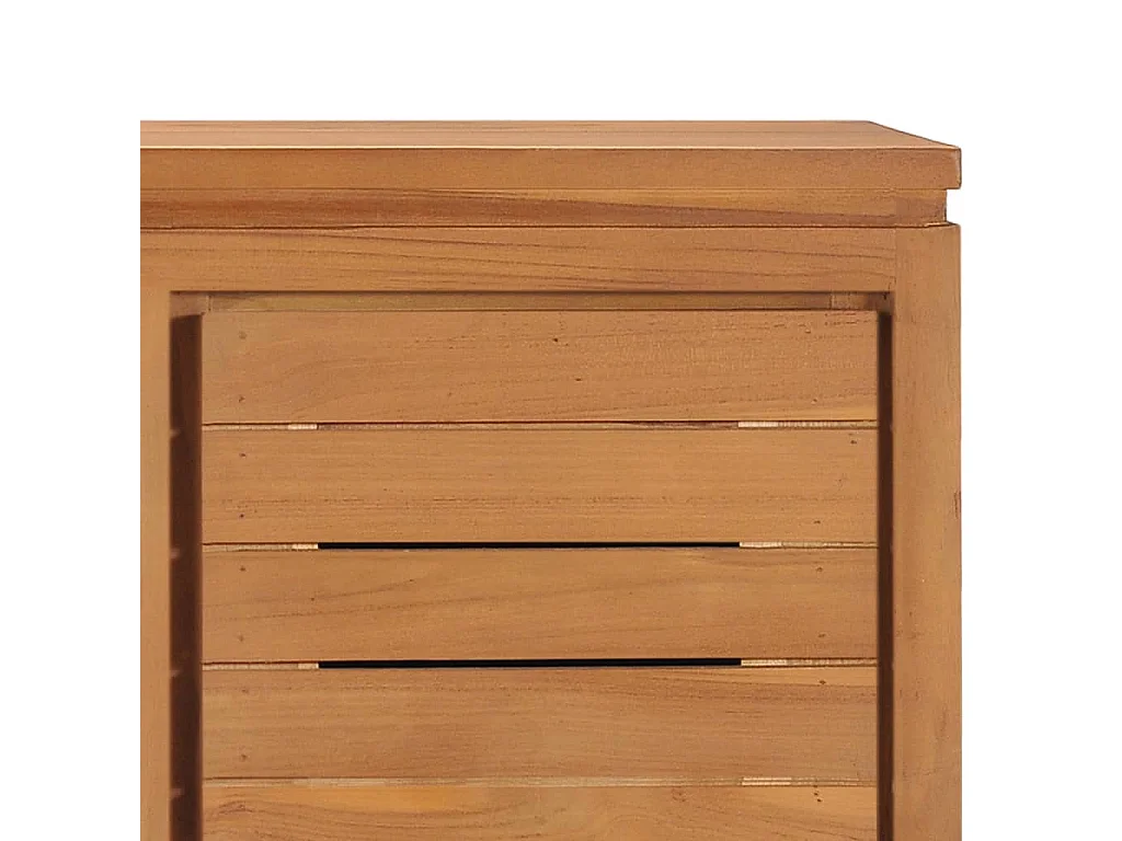 Tv-meubel 110x30x40 cm massief teakhout