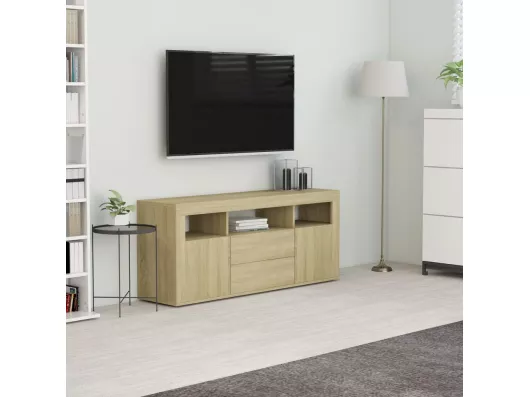 Kauf Unique TV-Schrank Sonoma-Eiche 120x30x50 cm Holzwerkstoff