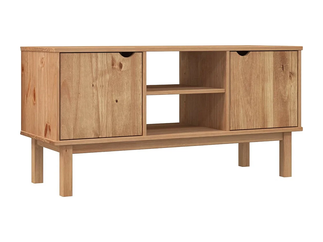 TV-Schrank OTTA 113,5x43x57 cm Massivholz Kiefer