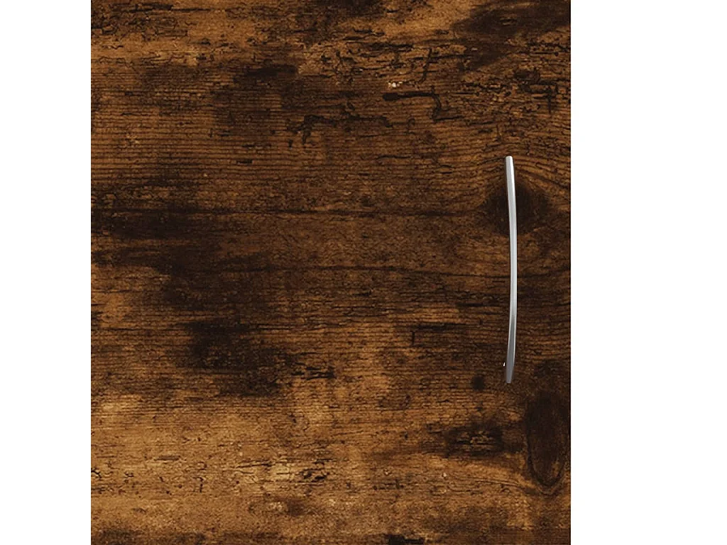 Mobile TV Rovere Fumo 102x30x37,5 cm in Legno Multistrato