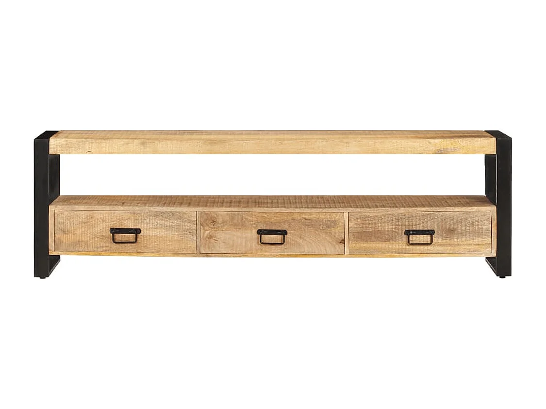 TV-Schrank 150 x 30 x 45 cm Massivholz Mango