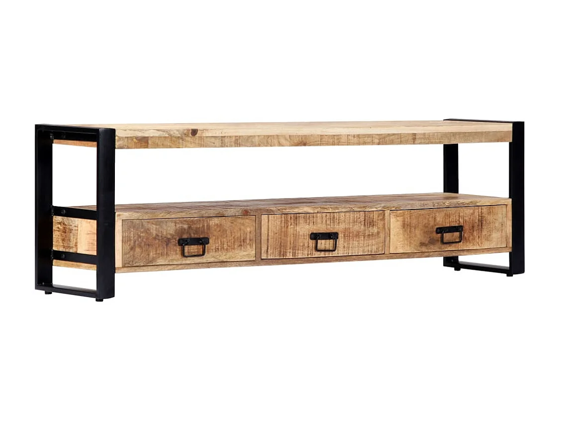 TV-Schrank 150 x 30 x 45 cm Massivholz Mango