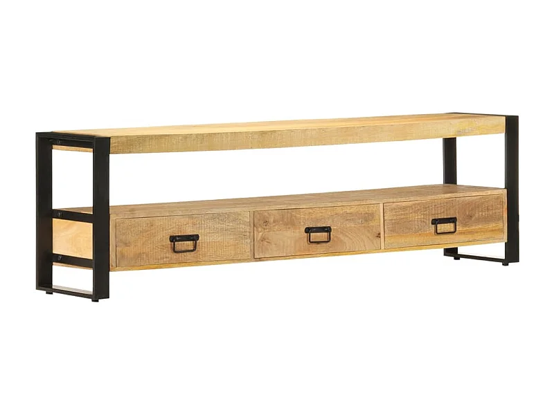 TV-Schrank 150 x 30 x 45 cm Massivholz Mango