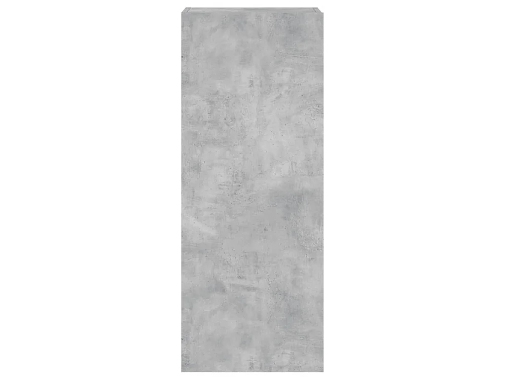 Meuble TV mural gris béton 40,5x30x102 cm bois d'ingénierie