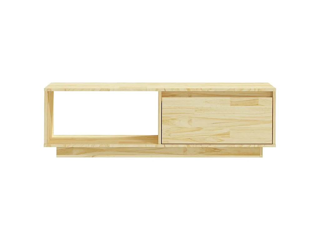 Meuble TV 110x30x33,5 cm Bois de pin massif