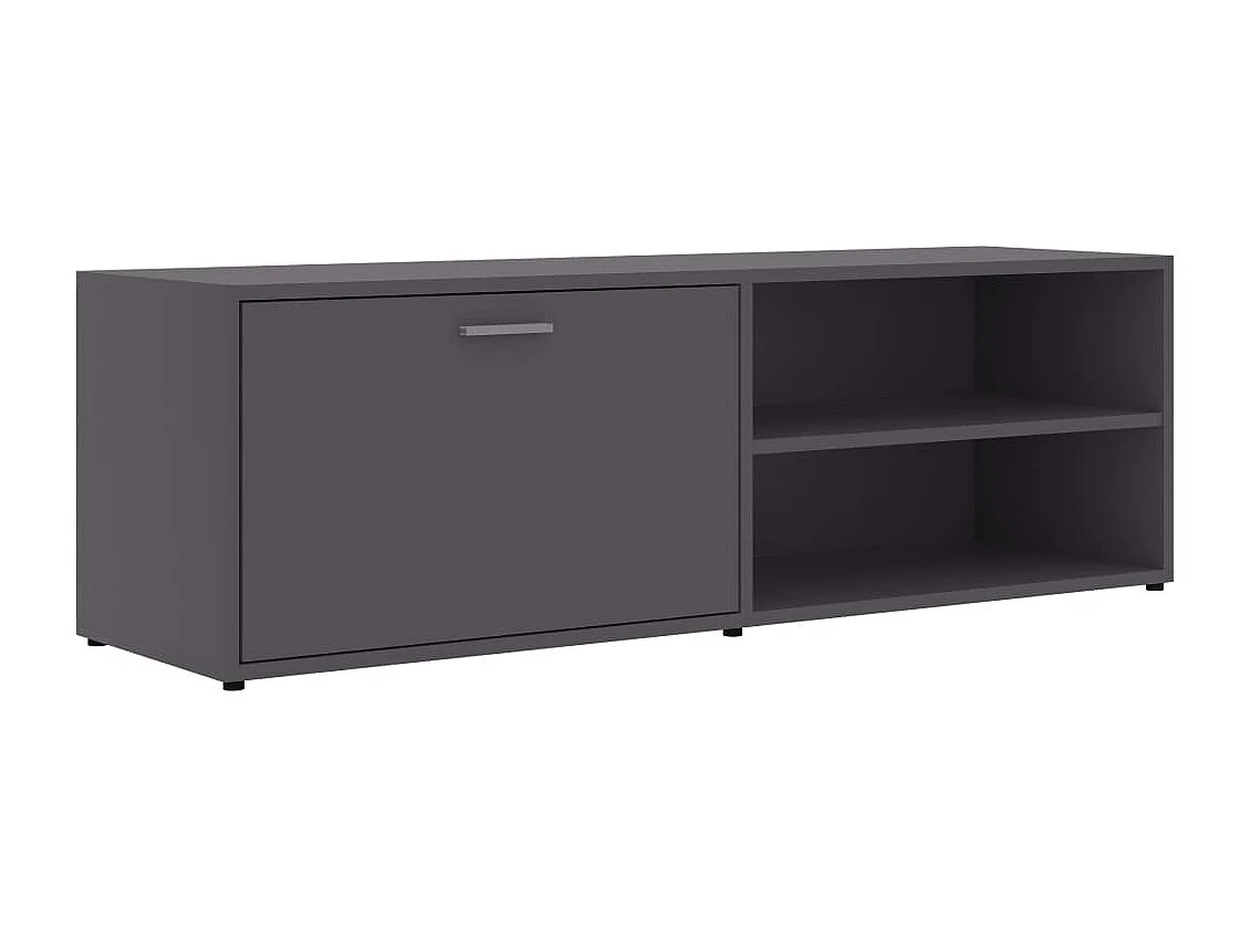 TV-Schrank Grau 120x34x37 cm Holzwerkstoff