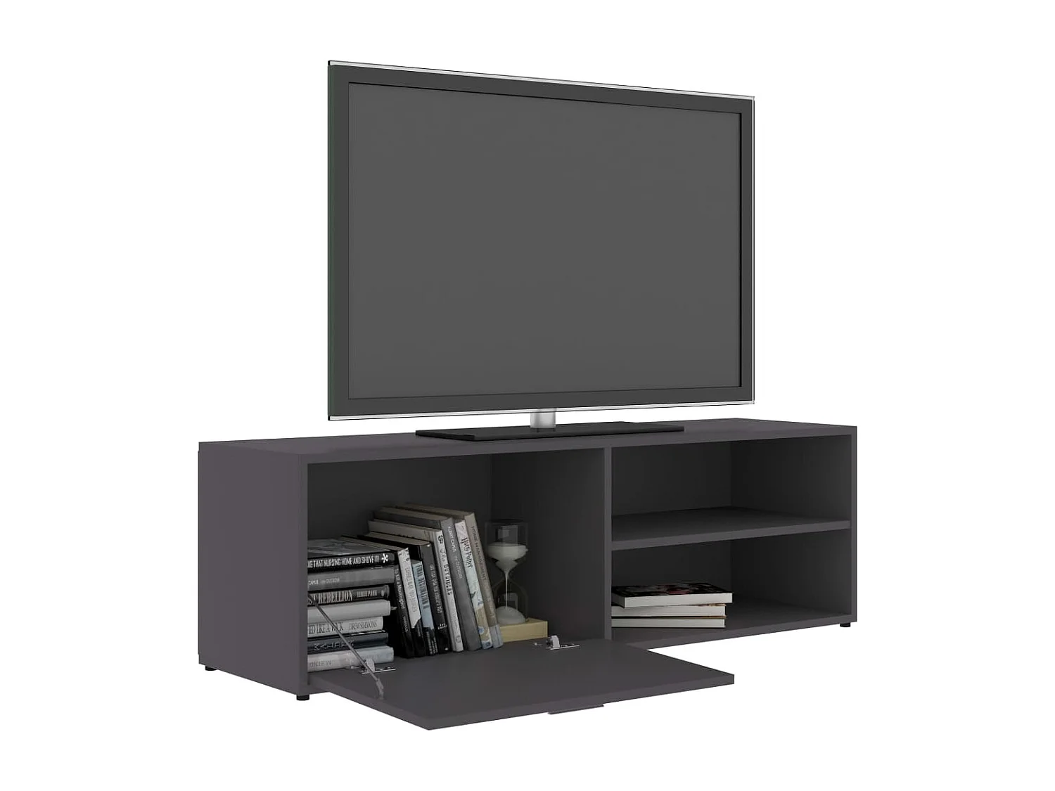 TV-Schrank Grau 120x34x37 cm Holzwerkstoff