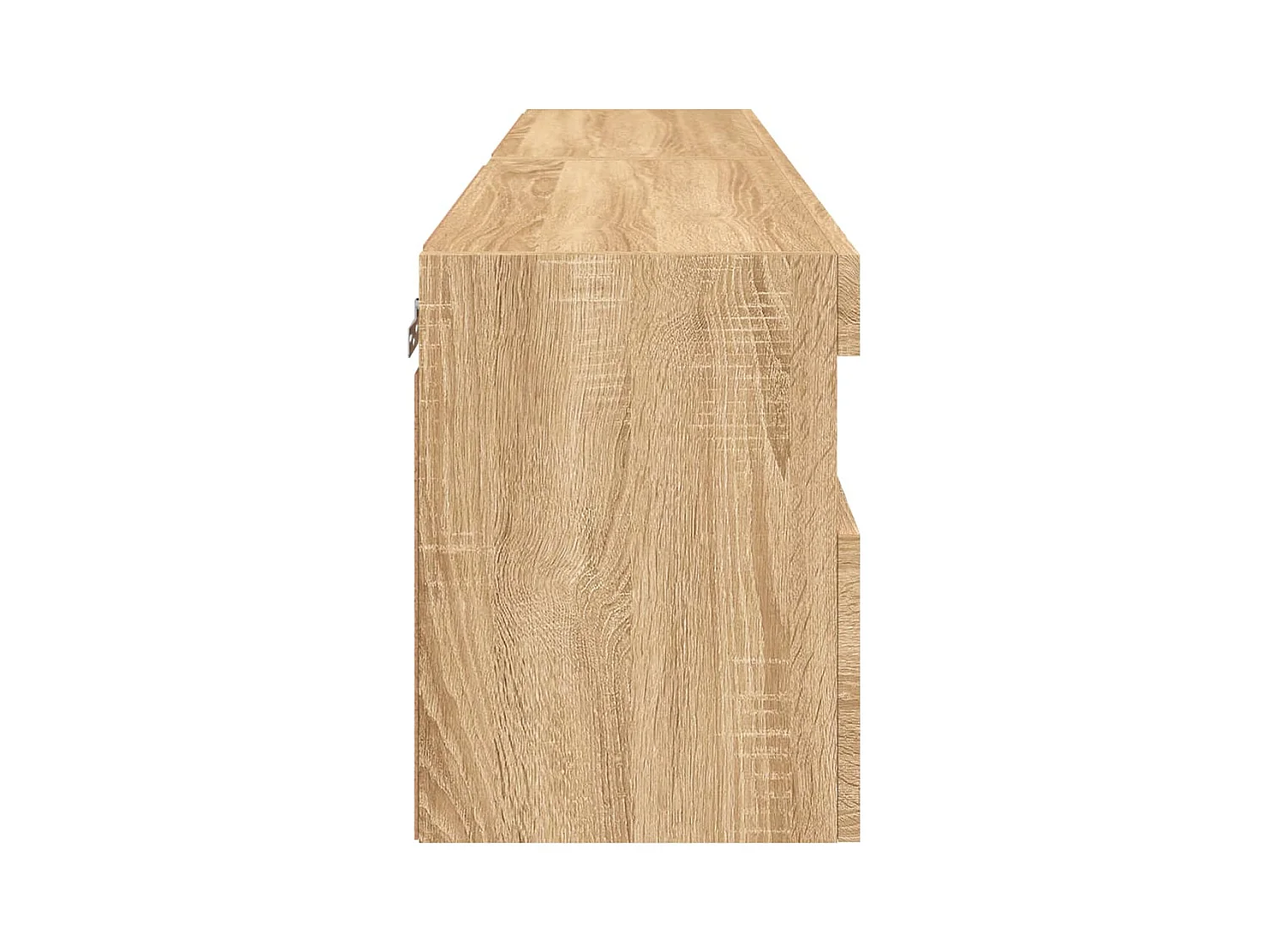 Tv-wandmeubels met LED 2 st 60x30x40 cm sonoma eikenkleurig