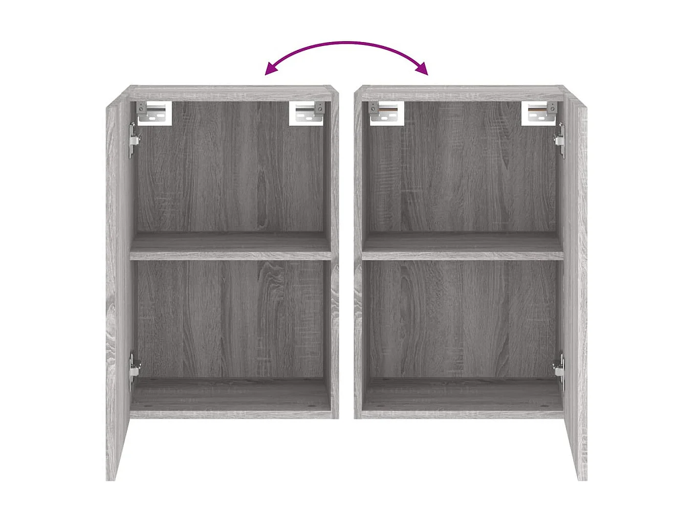 TV-Wandschrank Grau Sonoma 40,5x30x60 cm Holzwerkstoff