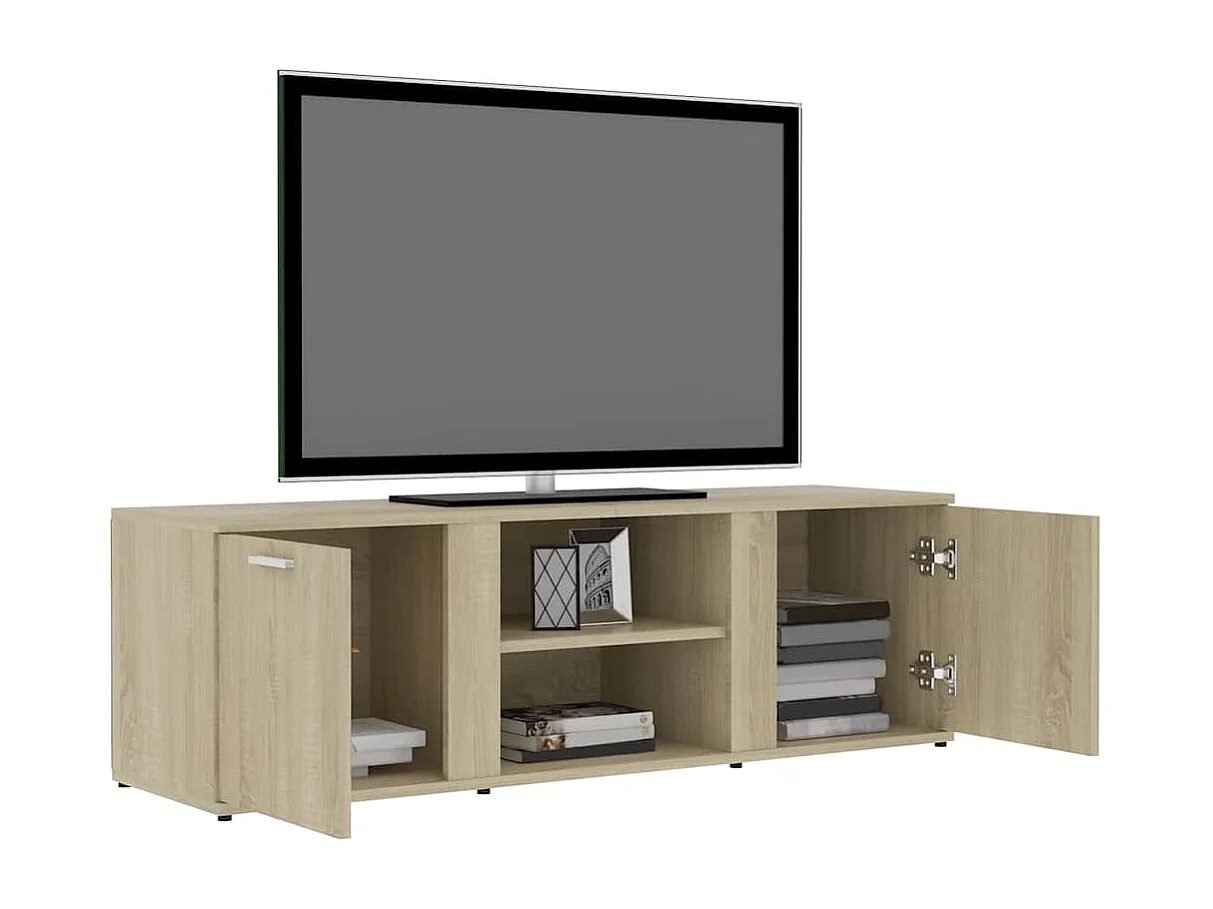 Mobile Porta TV Rovere Sonoma 120x34x37 cm in Legno Multistrato