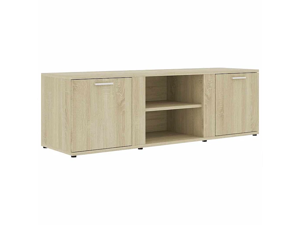 Móvel de TV 120x34x37 cm derivados de madeira carvalho sonoma