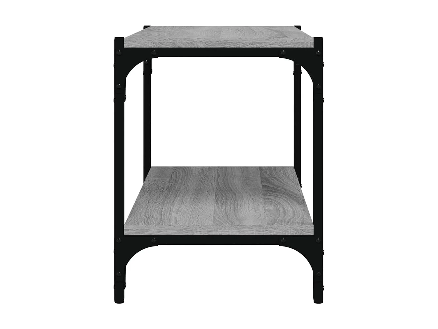 TV-Schrank Grau Sonoma 60x33x41 cm Holzwerkstoff und Stahl