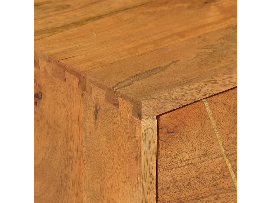 Mobile Porta TV 85x35x47 cm in Legno Massello di Mango