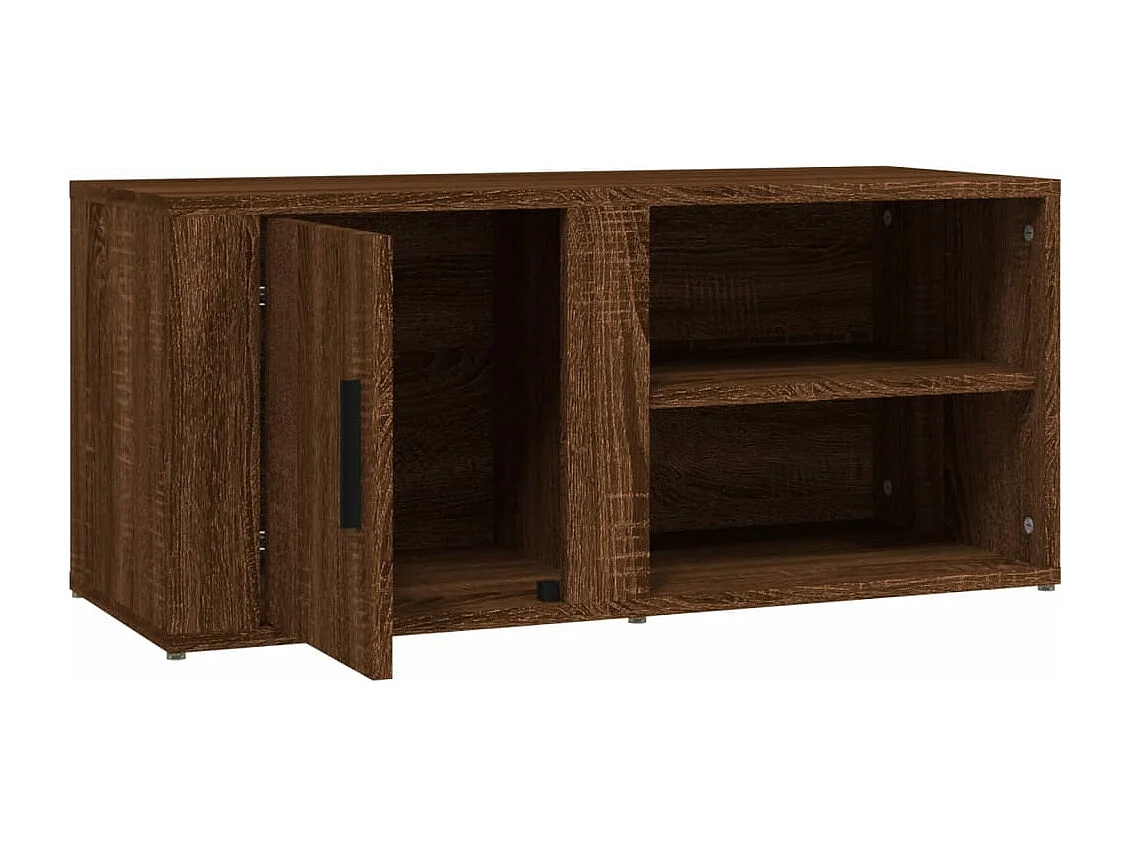 Tv-meubels 2 st 80x31,5x36 cm bewerkt hout bruin eikenkleur